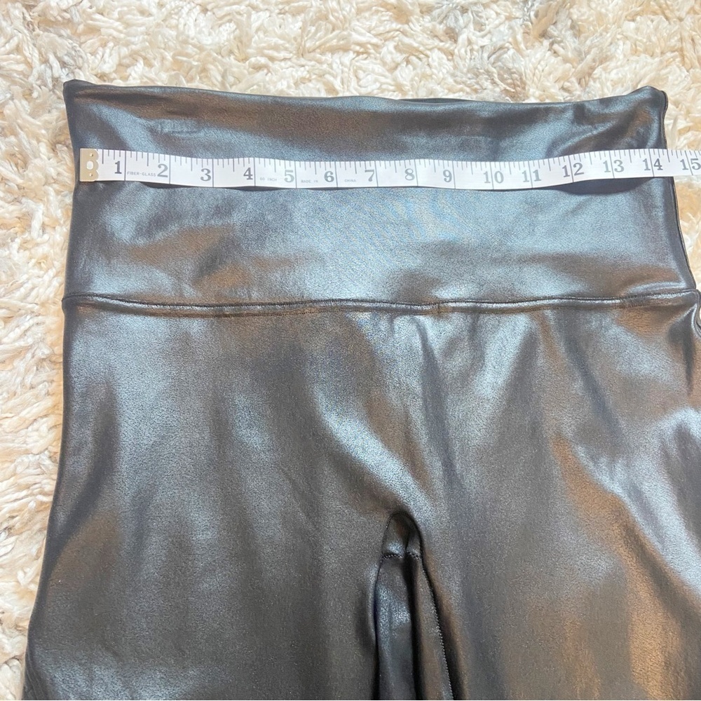 Spanx | Women’s Faux Leather Moto Leggings Size Large - Picture 8 of 10